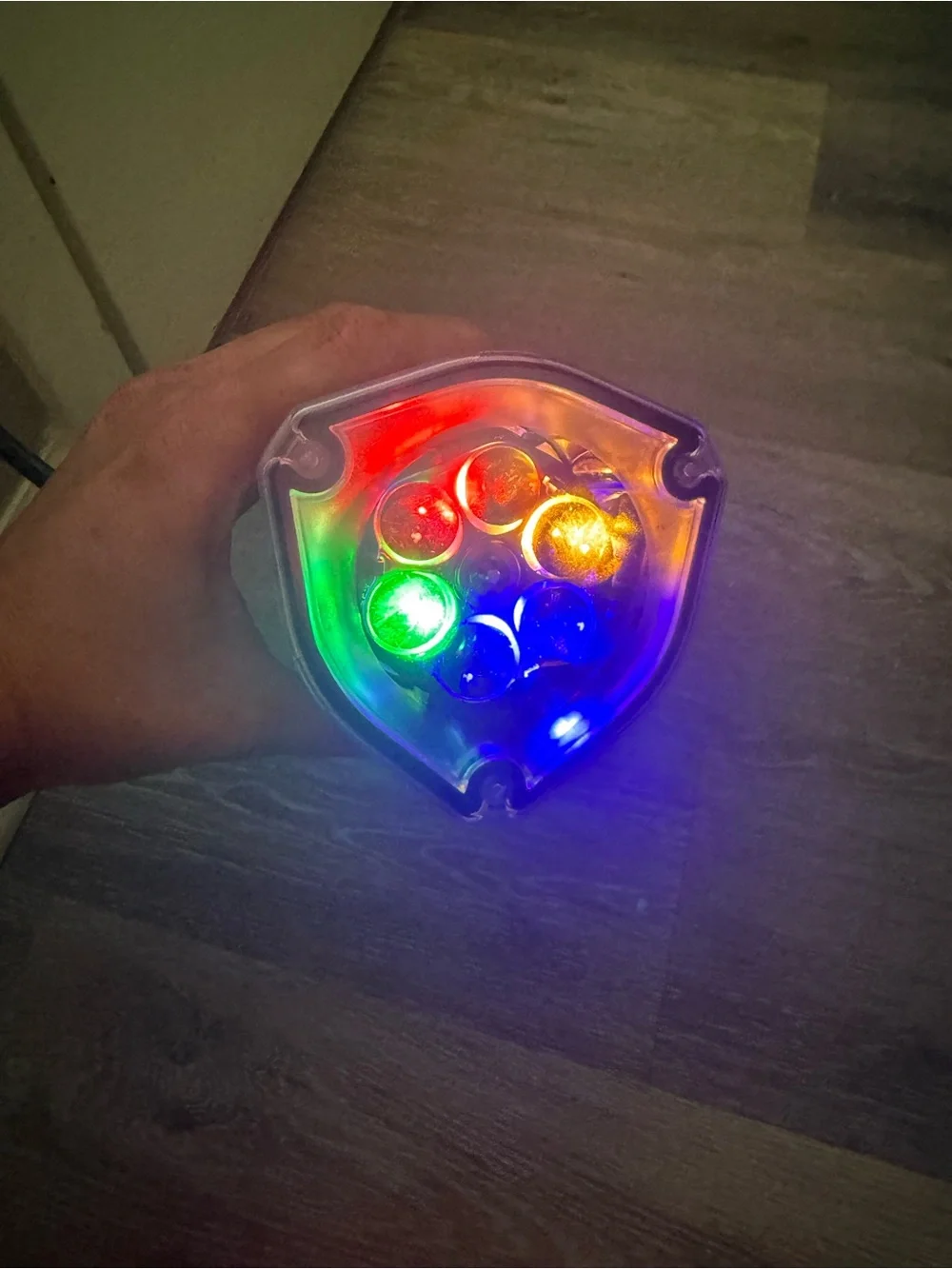 Disney Magic Holiday Mickey Mouse Fantastic Flurry LED Projection Spotlight NIB